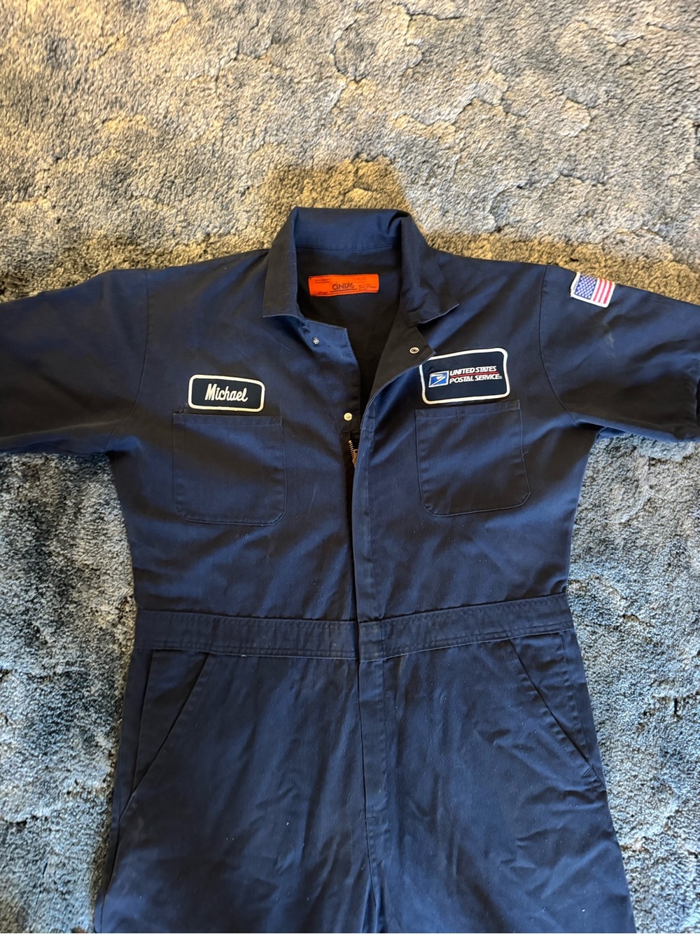 Vintage United States Postal Service Navy Work Coverall
